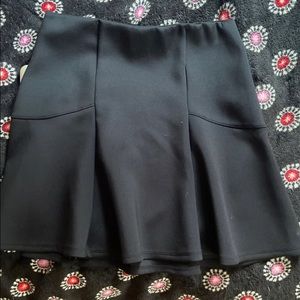 Black skater skirt